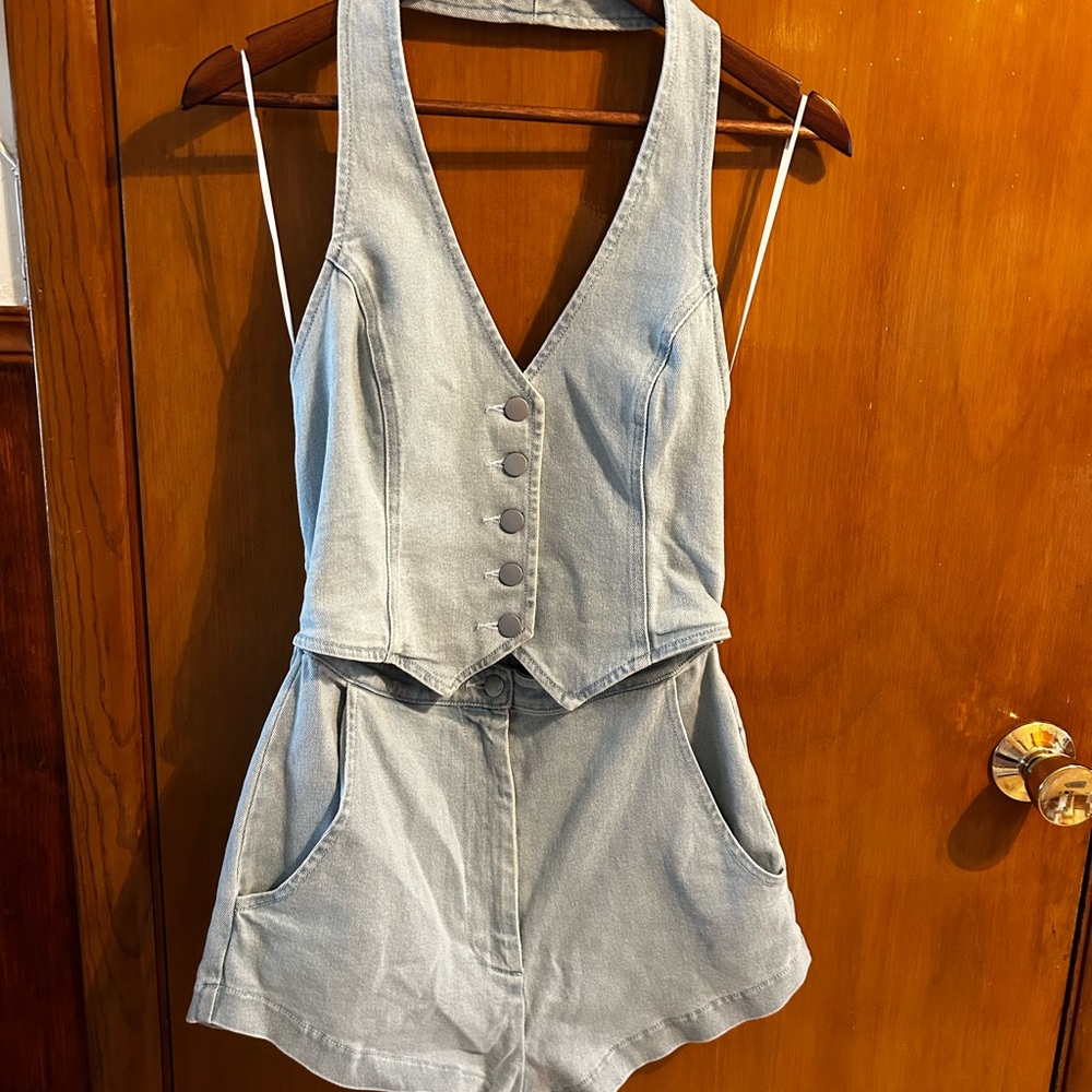 Amanda Uprichard Light Blue Denim Apparel